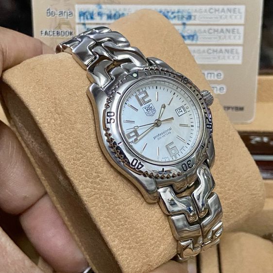 Tag Heuer Link หน้าขาวมุก Lady Size. รูปที่ 2