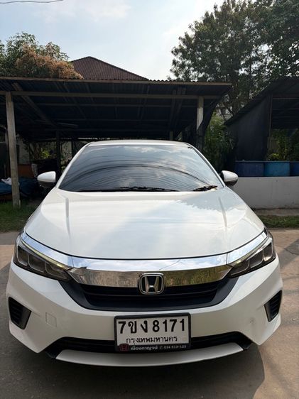 Honda City 2022 1.0 SV Sedan เบนซิน ไม่ติดแก๊ส เกียร์อัตโนมัติ ขาว รูปที่ 2