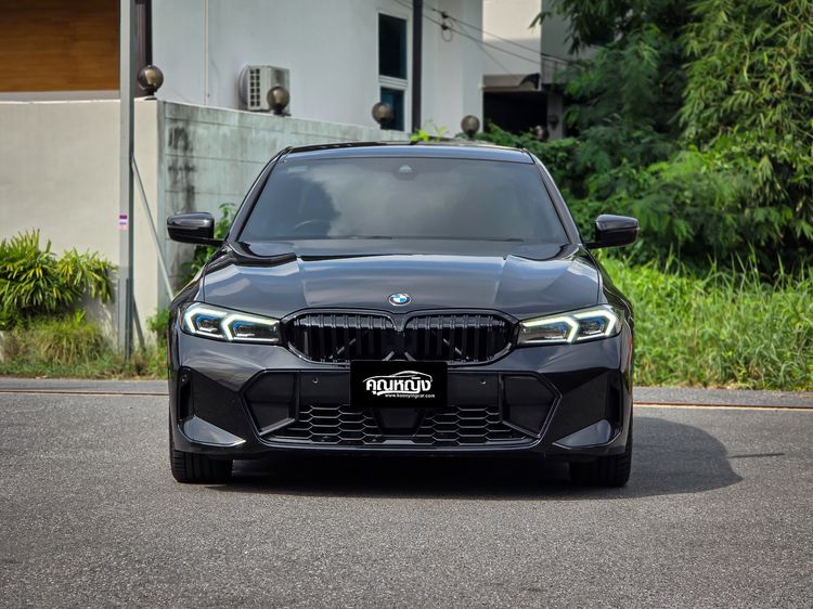 BMW Series 3 2023 320d Sedan ดีเซล ไม่ติดแก๊ส เกียร์อัตโนมัติ ดำ รูปที่ 3