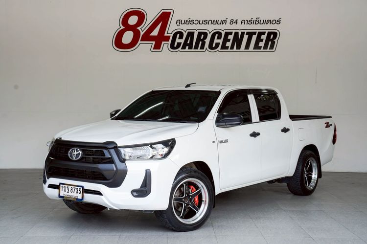 Toyota Hilux Revo 2020 Double Cab 2.4 Entry Z Edition Pickup ดีเซล ไม่ติดแก๊ส เกียร์อัตโนมัติ ขาว