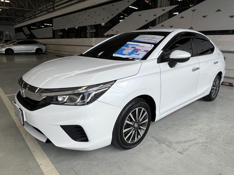 Honda City 2021 1.0 SV Sedan เบนซิน ไม่ติดแก๊ส เกียร์อัตโนมัติ ขาว