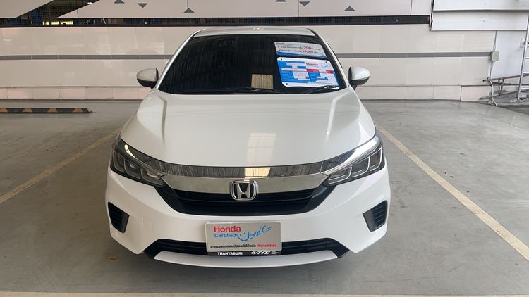 Honda City 2021 1.0 SV Sedan เบนซิน ไม่ติดแก๊ส เกียร์อัตโนมัติ ขาว รูปที่ 2