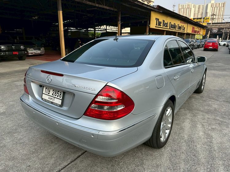 Mercedes-Benz E-Class 2007 E200 Kompressor Sedan เบนซิน ไม่ติดแก๊ส เกียร์อัตโนมัติ บรอนซ์เงิน รูปที่ 4