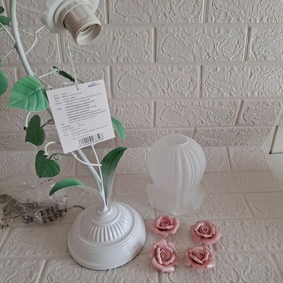 โคมไฟตั้งโต๊ะดอกกุหลาบ รูปที่ 3