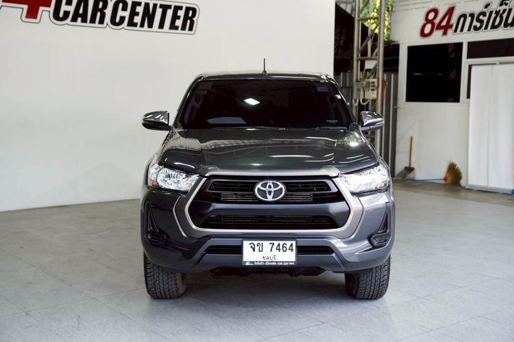 Toyota Hilux Revo 2021 2.4 Entry Pickup ดีเซล ไม่ติดแก๊ส เกียร์ธรรมดา เทา รูปที่ 2