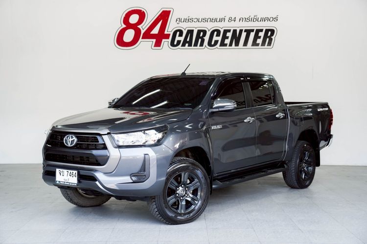 Toyota Hilux Revo 2021 2.4 Entry Pickup ดีเซล ไม่ติดแก๊ส เกียร์ธรรมดา เทา
