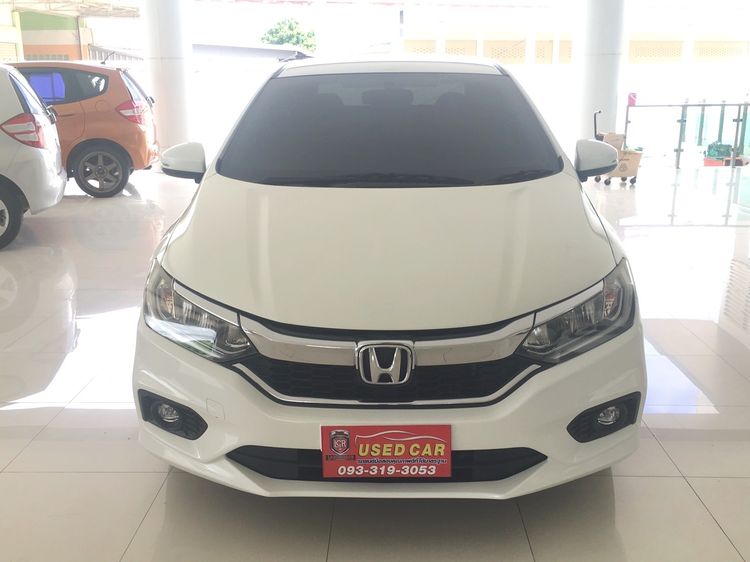Honda City 2017 1.5 Sv i-VTEC Sedan เบนซิน ไม่ติดแก๊ส เกียร์อัตโนมัติ ขาว รูปที่ 2