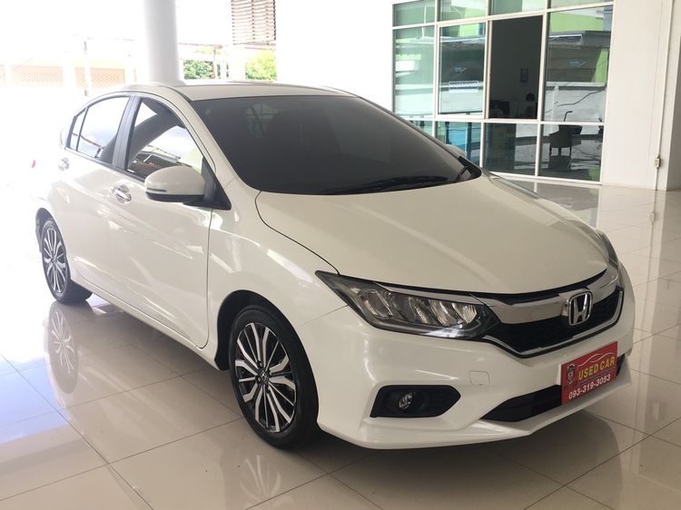 Honda City 2017 1.5 Sv i-VTEC Sedan เบนซิน ไม่ติดแก๊ส เกียร์อัตโนมัติ ขาว รูปที่ 3