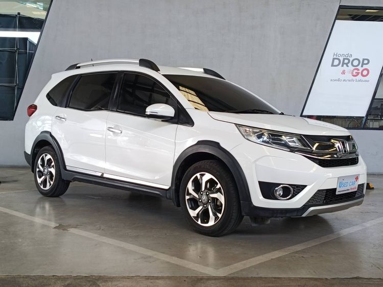 Honda BR-V 2016 1.5 SV Utility-car เบนซิน ไม่ติดแก๊ส เกียร์อัตโนมัติ ขาว รูปที่ 3