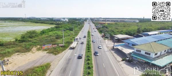 ขายที่ 188 ไร่ เดินทางสะดวก ติด ถ.บ้านแพ้ว ใกล้ฝั่งพระราม 2 ใช้งานง่าย ติดถนนทั้งหน้าและหลัง - KK0871S รูปที่ 3