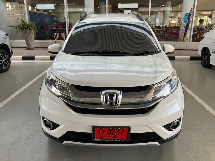Honda BR-V 2016 1.5 SV Utility-car เบนซิน ไม่ติดแก๊ส เกียร์อัตโนมัติ ขาว รูปที่ 2