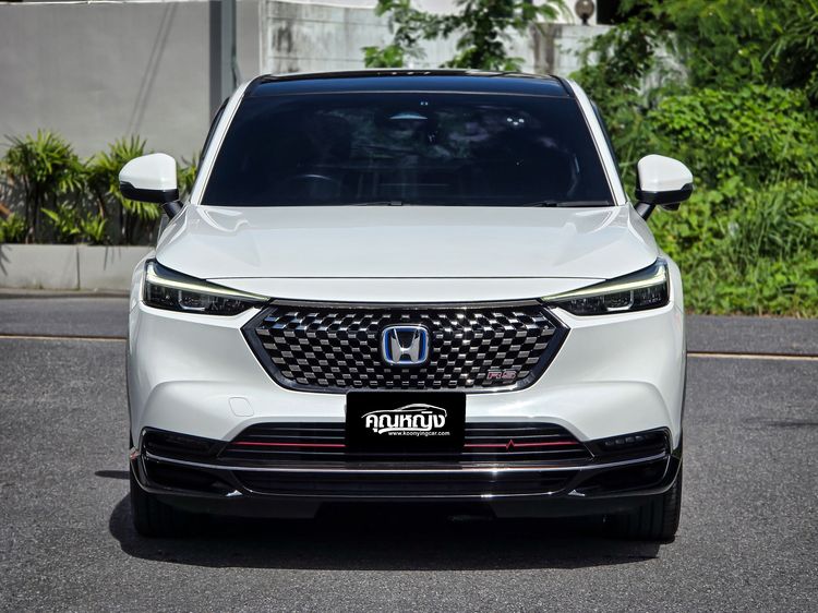 Honda HR-V 2021 1.5 e:HEV RS Utility-car ไฮบริด ไม่ติดแก๊ส เกียร์อัตโนมัติ ขาว รูปที่ 3