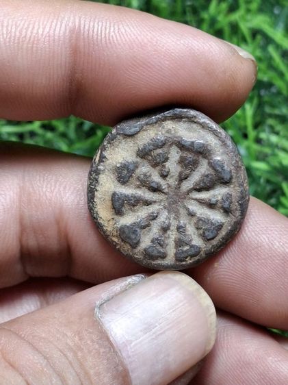 เนื้อตะกั่วเก่า พิมพ์2หน้า ไม่ทราบที่