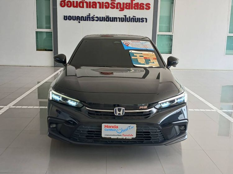 Honda Civic 2022 2.0 eHEV RS Sedan ไฮบริด ไม่ติดแก๊ส เกียร์อัตโนมัติ ดำ รูปที่ 2