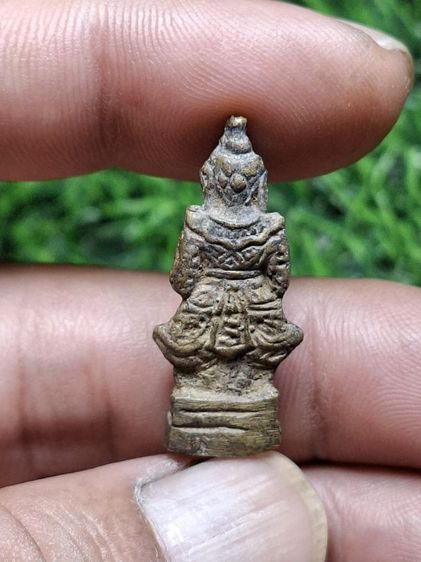 ท้าวเวสสุวรรณหล่อโบราณ สวยคมชัดลึก ไม่ทราบที่ รูปที่ 2