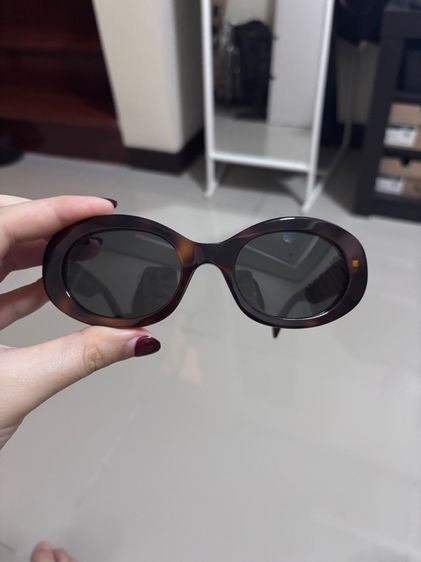 Celine Triomphe 01 Sunglasses Yellow Havana รูปที่ 4
