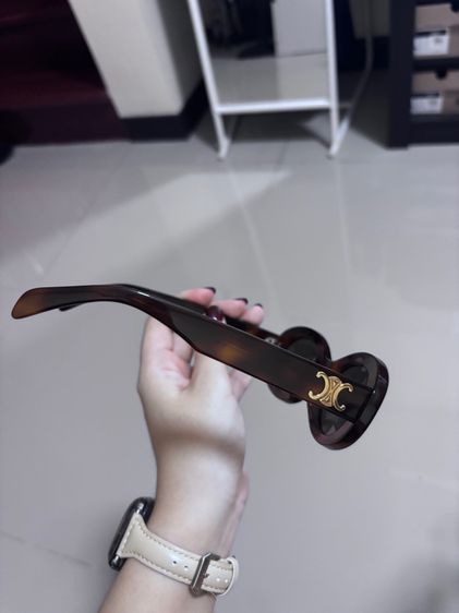 Celine Triomphe 01 Sunglasses Yellow Havana