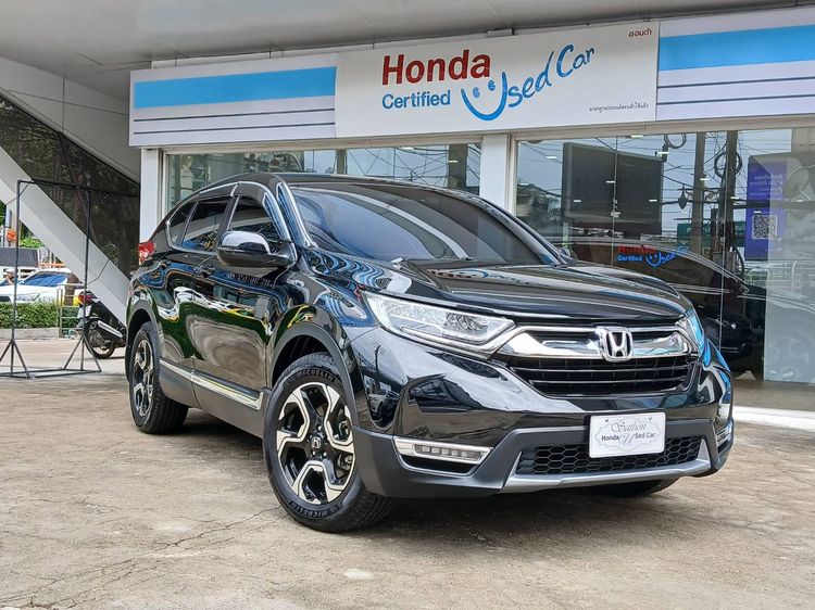 Honda CR-V 2017 1.6 DT EL 4WD Utility-car ดีเซล ไม่ติดแก๊ส เกียร์อัตโนมัติ ดำ รูปที่ 3
