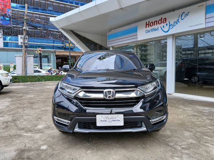 Honda CR-V 2017 1.6 DT EL 4WD Utility-car ดีเซล ไม่ติดแก๊ส เกียร์อัตโนมัติ ดำ รูปที่ 2