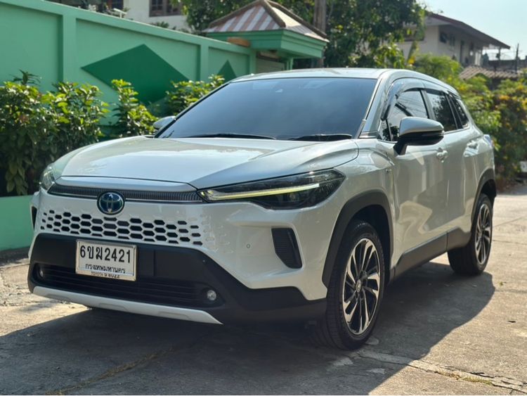 Toyota Corolla Cross 2024 1.8 HEV Premium Utility-car ไฮบริด ไม่ติดแก๊ส เกียร์อัตโนมัติ ขาว รูปที่ 2