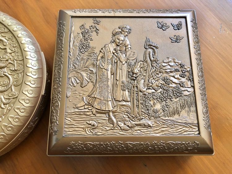 กล่องขนมไหว้พระจันทร์ ของเชียงการิล่า กล่องเปล่า 2 ใบ รูปที่ 4