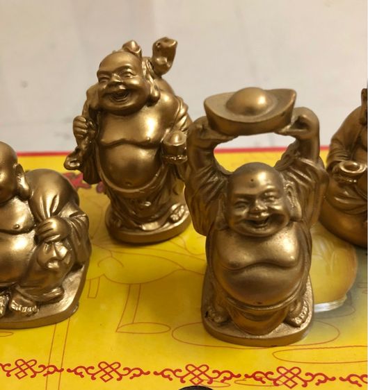 พระสังกัจจายน์ 6 ปาง 6 คำอวยพร สูง 5 ซม. เป็นงานหล่อเรซิ่น ซื้อมาจากฮ่องกงประมาณ10ปี รูปที่ 5