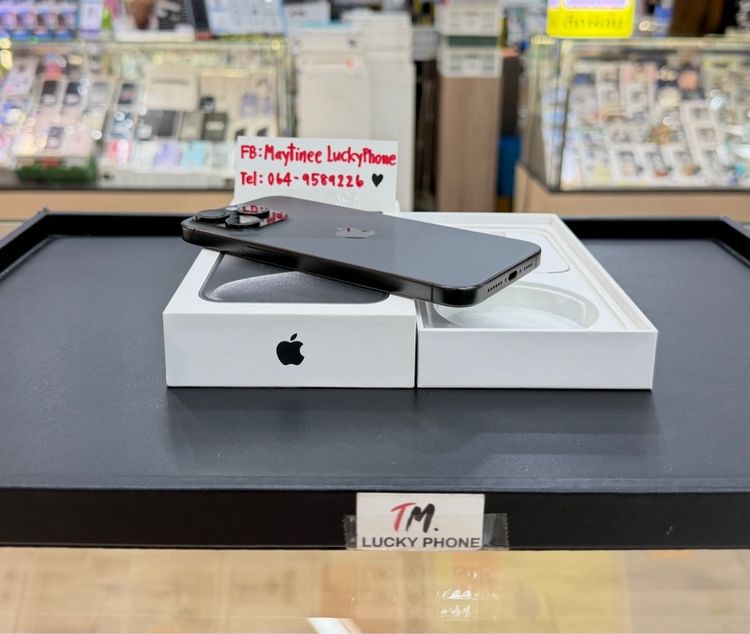 iPhone 15 Promax  512GB สีดำ สุขภาพแบต89 เครื่องสวยมาก รูปที่ 2