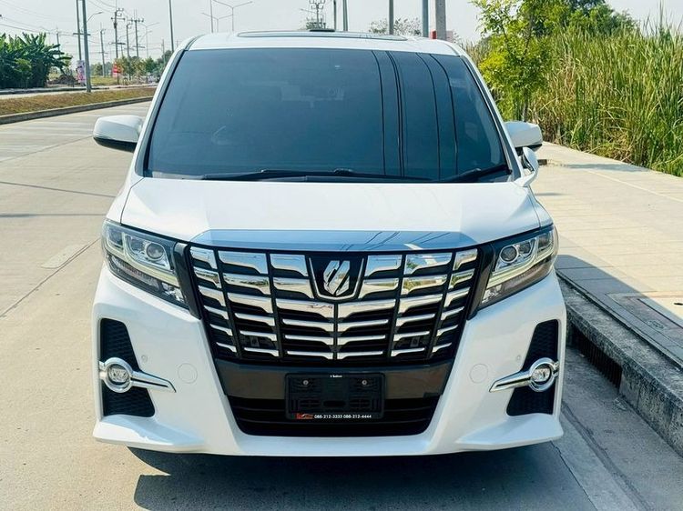 Toyota Alphard 2017 2.5 SC Utility-car เบนซิน ไม่ติดแก๊ส เกียร์อัตโนมัติ ขาว รูปที่ 4