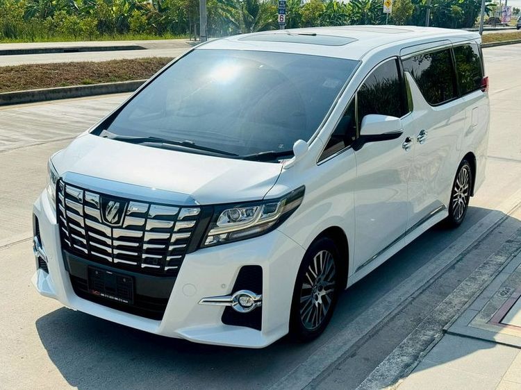 รถ Toyota Alphard 2.5 SC สี ขาว