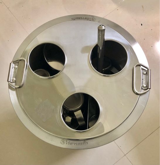 หม้อกาแฟ สแตนเลส ตราหัวม้าลาย 36 ลิตร ฝา 3 ช่อง ด้านในกั้นช่อง พร้อมเหยือกชงและกระบวยตักน้ำ รูปที่ 7