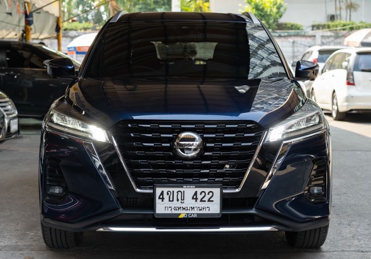 รถ Nissan Kicks 1.2 VL สี น้ำเงิน