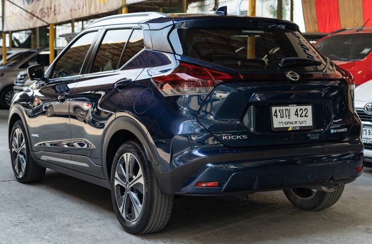 Nissan Kicks 2023 1.2 VL Sedan ไฮบริด ไม่ติดแก๊ส เกียร์อัตโนมัติ น้ำเงิน รูปที่ 3