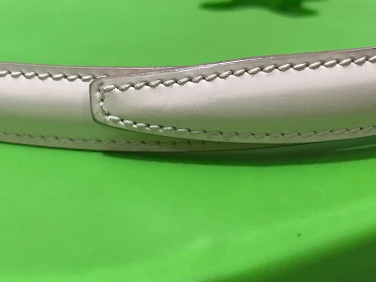 Gucci ของแท้ เข็มขัด สภาพดี สีครีมอ่อน รูปที่ 10