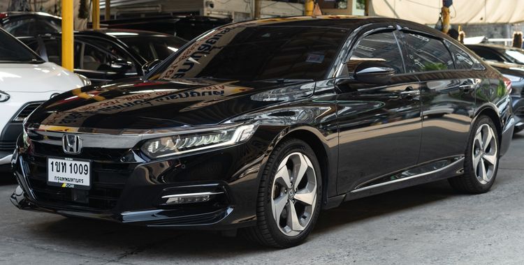 Honda Accord 2020 2.0 Hybrid Tech Sedan ไฮบริด ไม่ติดแก๊ส เกียร์อัตโนมัติ ดำ รูปที่ 2