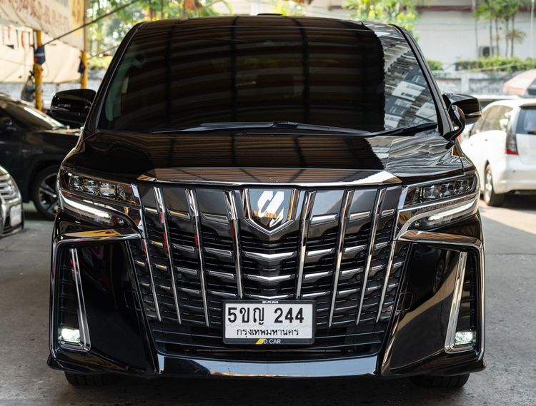 Toyota Alphard 2024 2.5 SC Van เบนซิน ไม่ติดแก๊ส เกียร์อัตโนมัติ ดำ