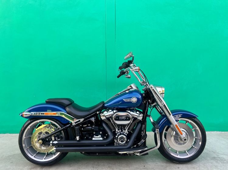 Harley Davidson Fat Boy Harley-Davidson Fatboy สีน้ำเงิน ปี2022 วิ่ง 7,000โล รถมือเดียว 