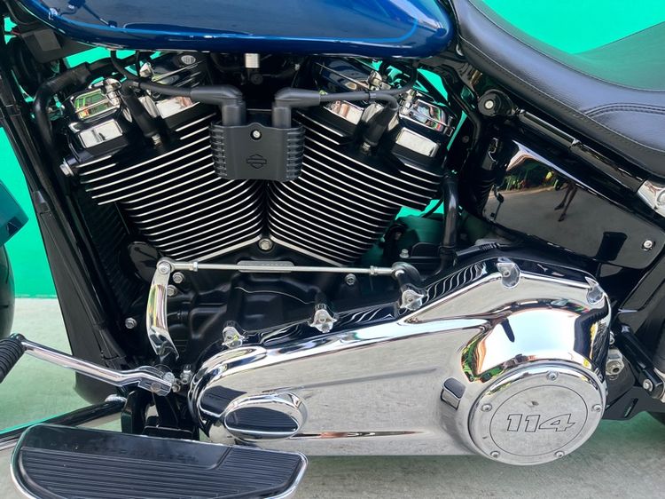 Harley-Davidson Fatboy สีน้ำเงิน ปี2022 วิ่ง 7,000โล รถมือเดียว  รูปที่ 17