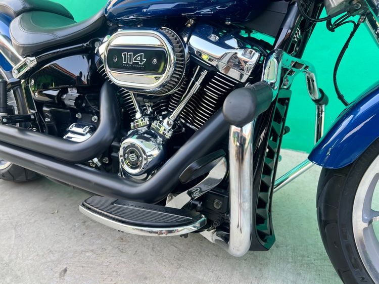 Harley-Davidson Fatboy สีน้ำเงิน ปี2022 วิ่ง 7,000โล รถมือเดียว  รูปที่ 8