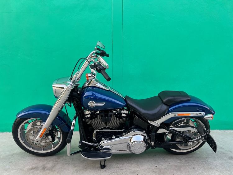 Harley-Davidson Fatboy สีน้ำเงิน ปี2022 วิ่ง 7,000โล รถมือเดียว  รูปที่ 16