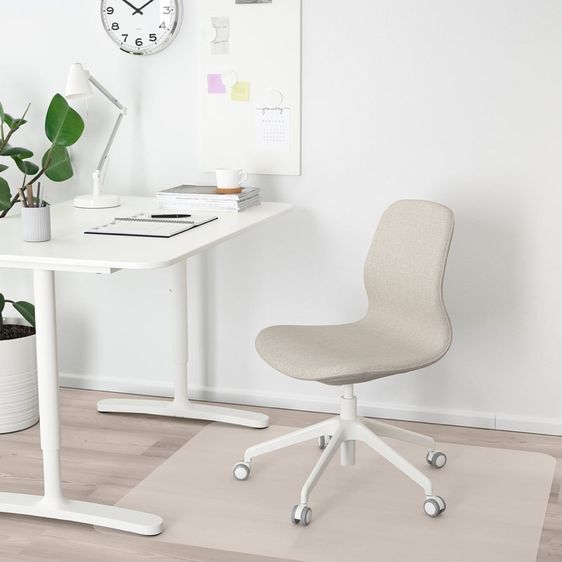 เก้าอี้ประชุม กุนนาเรียด เบจขาว  IKEA รูปที่ 4