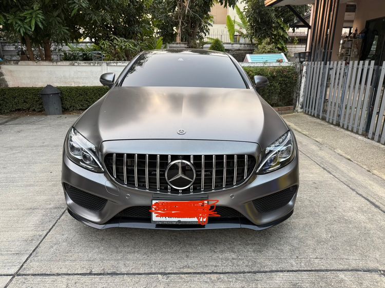 Mercedes-Benz C-Class 2018 C250 Sedan เบนซิน ไม่ติดแก๊ส เกียร์อัตโนมัติ เทา รูปที่ 2