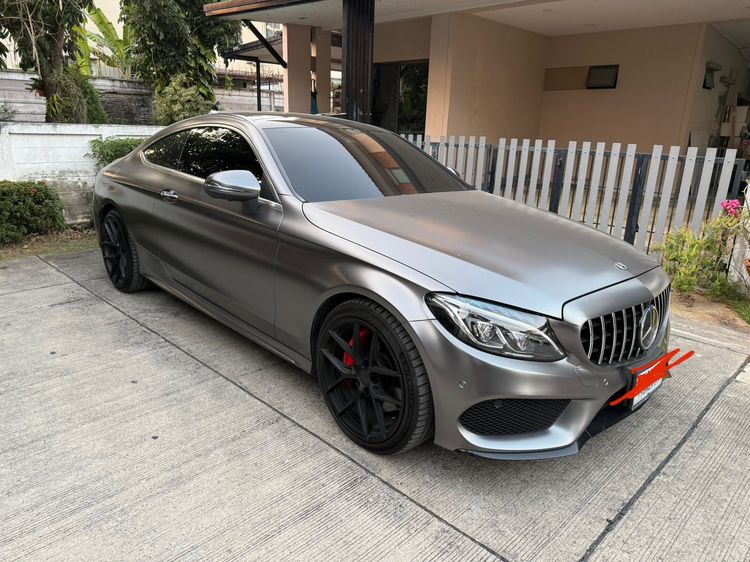 Mercedes-Benz C-Class 2018 C250 Sedan เบนซิน ไม่ติดแก๊ส เกียร์อัตโนมัติ เทา รูปที่ 3