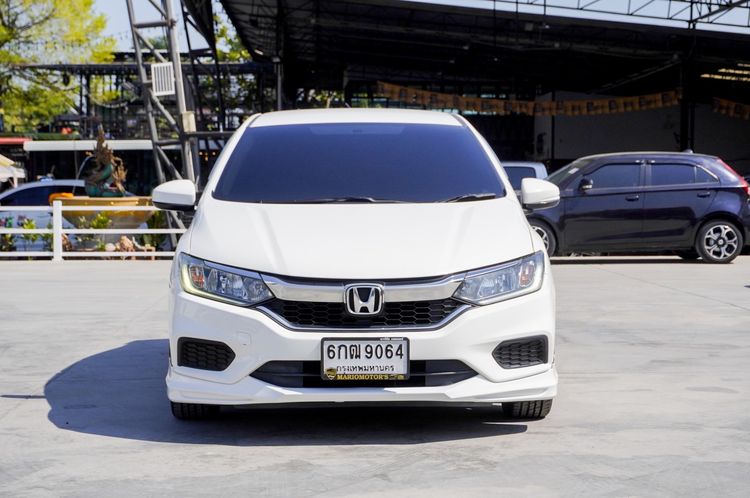 Honda City 2017 1.5 S Sedan เบนซิน ไม่ติดแก๊ส เกียร์อัตโนมัติ ขาว รูปที่ 2