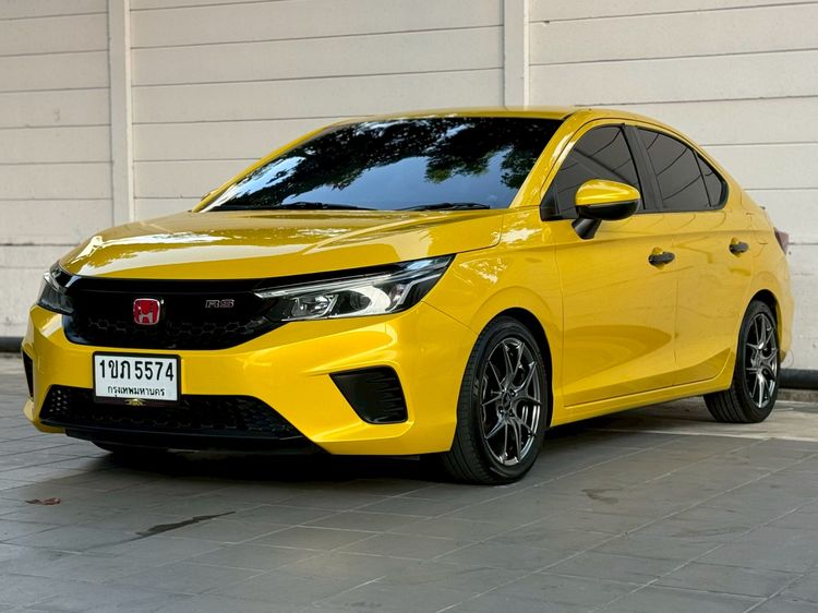 Honda City 2020 1.0 SV Sedan เบนซิน ไม่ติดแก๊ส เกียร์อัตโนมัติ เหลือง รูปที่ 3