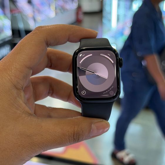 ดำ โลหะ Apple Watch Series8 GPS 41mm. Black Aluminum Case สภาพสวยมากๆ เครื่องใช้งานดีเยี่ยม🔥🔥