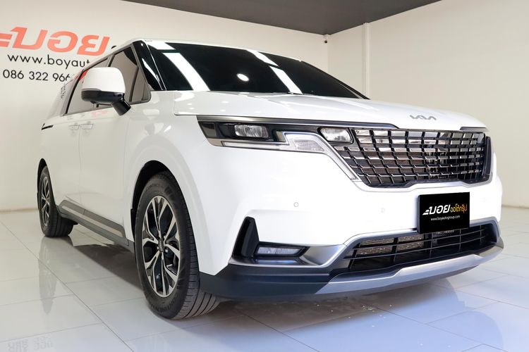 Kia Carnival 2022 2.2 EX Utility-car ดีเซล ไม่ติดแก๊ส เกียร์อัตโนมัติ ขาว รูปที่ 3