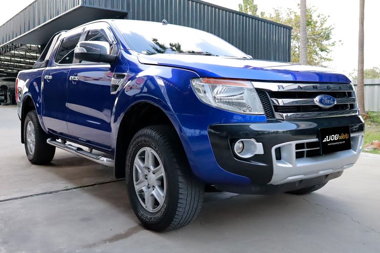Ford Ranger 2012 2.2 Hi-Rider XLT Pickup ดีเซล ไม่ติดแก๊ส เกียร์อัตโนมัติ น้ำเงิน รูปที่ 3