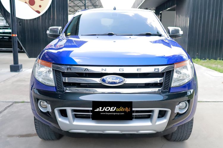 Ford Ranger 2012 2.2 Hi-Rider XLT Pickup ดีเซล ไม่ติดแก๊ส เกียร์อัตโนมัติ น้ำเงิน รูปที่ 2