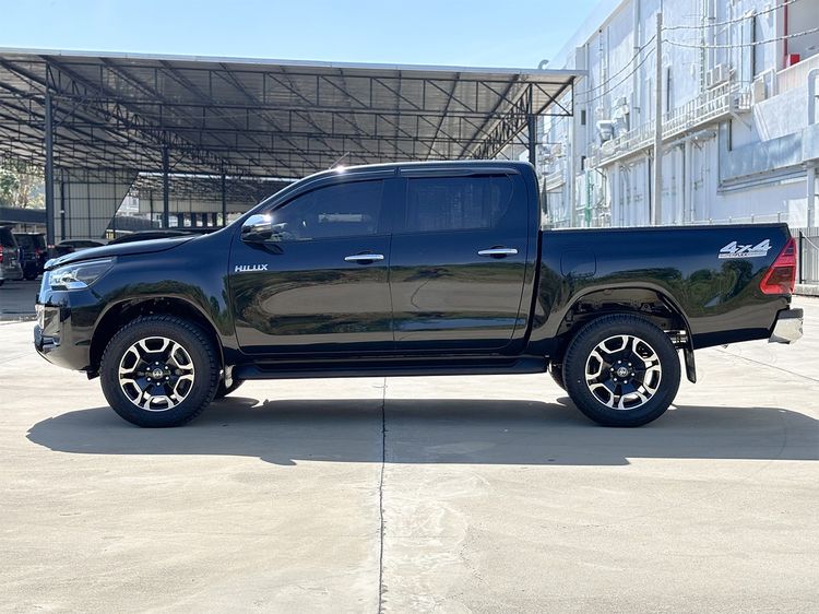 Toyota Hilux Revo 2021 Double Cab 2.4 Mid 4WD Pickup ดีเซล ไม่ติดแก๊ส เกียร์ธรรมดา ดำ รูปที่ 4