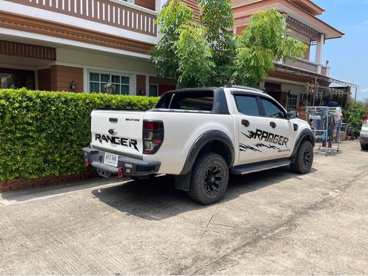 Ford Ranger 2020 2.0 Bi-Turbo Hi-Rider Wildtrak Pickup ดีเซล ไม่ติดแก๊ส เกียร์อัตโนมัติ ขาว รูปที่ 3